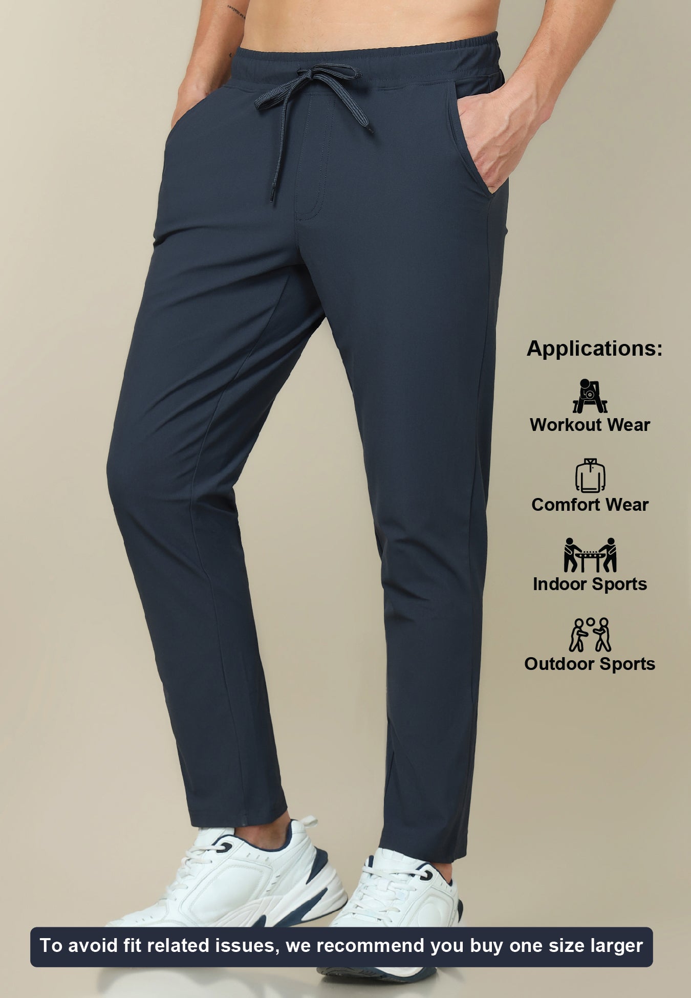 Technosport Sports Track Pants For Boys TechnoSport Men's Dry-Fit