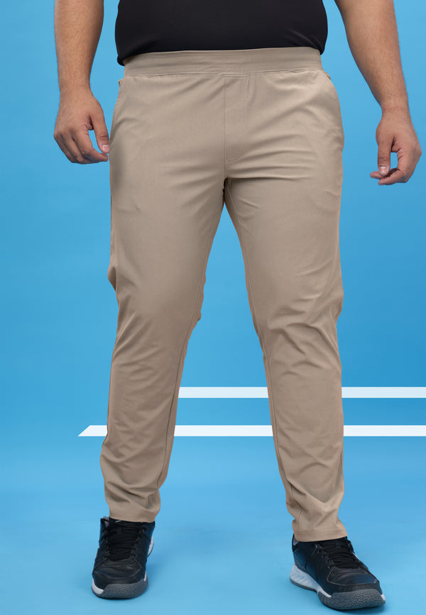 Men Plus Size Solid Relax Fit Trackpants with DURACOOL+