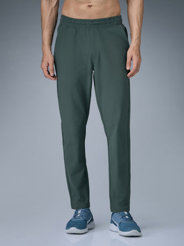 Men Solid Relax Fit Trackpants with DURACOOL+