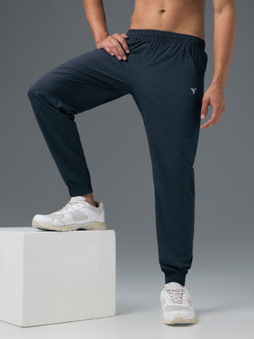 Men Solid Relax Fit Joggers with TECHNOLITE