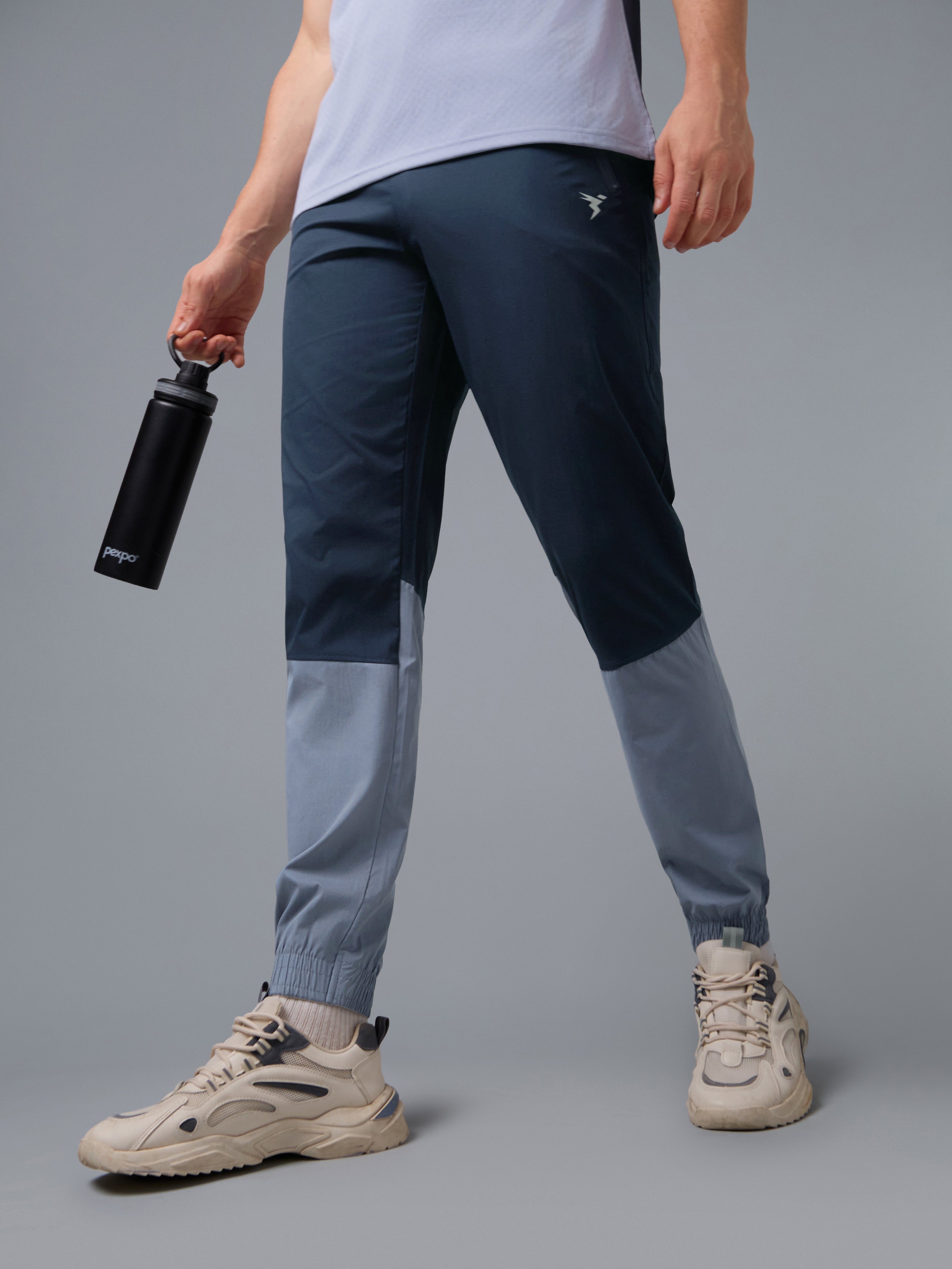 Men Colorblock Slim Fit Joggers with TECHNOLITE STRETCH
