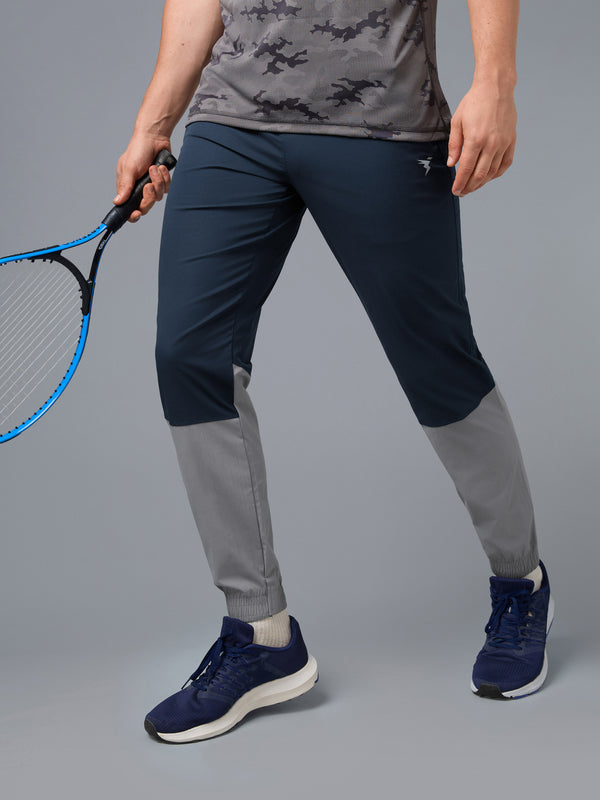Men Colorblock Slim Fit Joggers with TECHNOLITE STRETCH