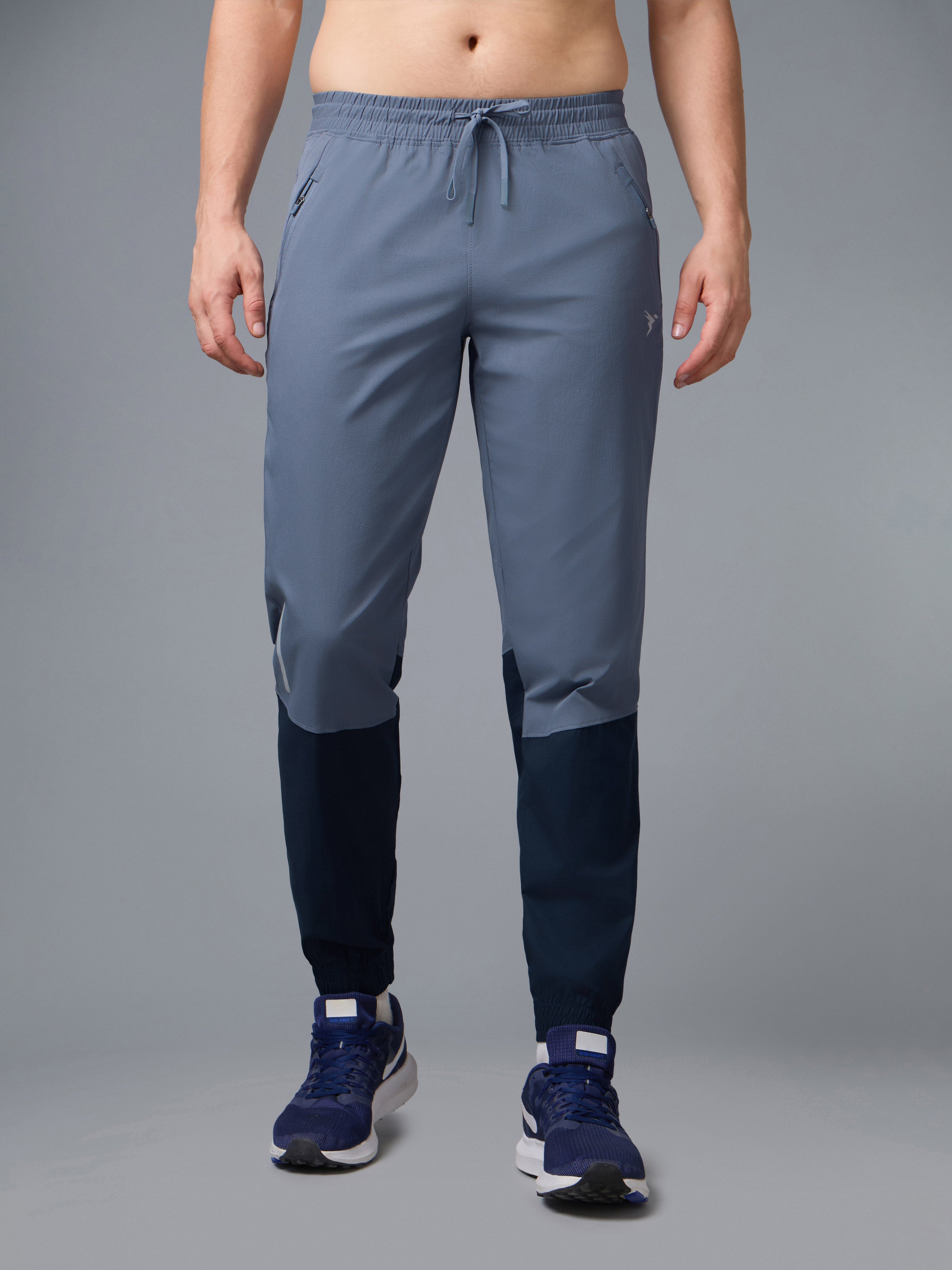 Men Colorblock Slim Fit Joggers with TECHNOLITE STRETCH