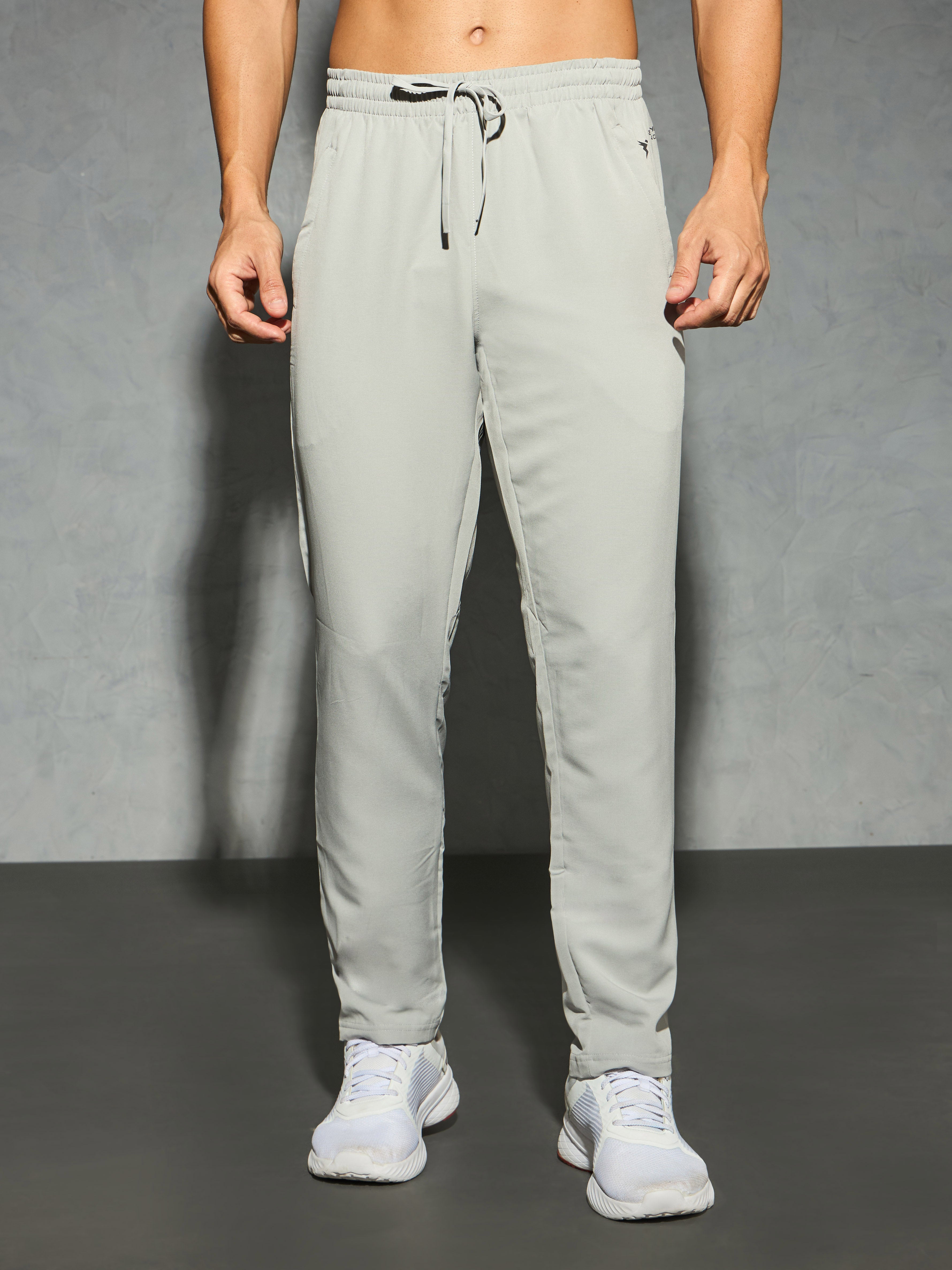 Men Solid Relax Fit Sports Trackpants with TECHNO LITE