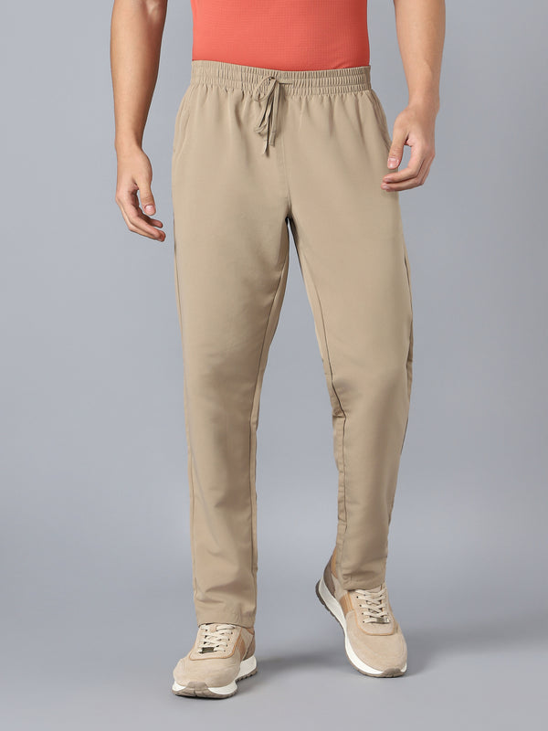 Men Solid Relax Fit Sports Trackpants with TECHNO LITE