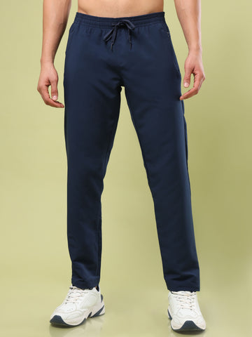 Men Solid Relax Fit Sports Trackpants with TECHNO LITE