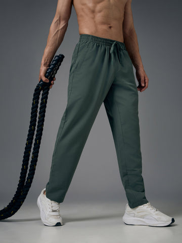 Men Solid Relax Fit Sports Trackpants with TECHNO LITE