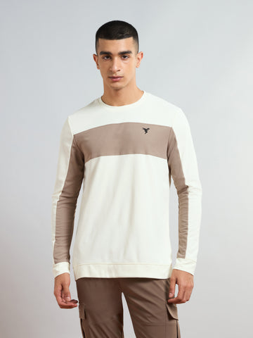 Men Colorblock Slim Fit T-shirt with MATPIQ