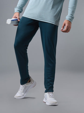 Men Melange Slim Fit Trackpants with TECHNO DRY