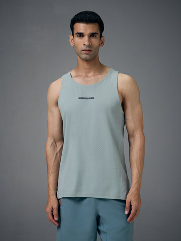 Men Jacquard Slim Fit Crew Neck Innerwear Vest with ELASTO LITE