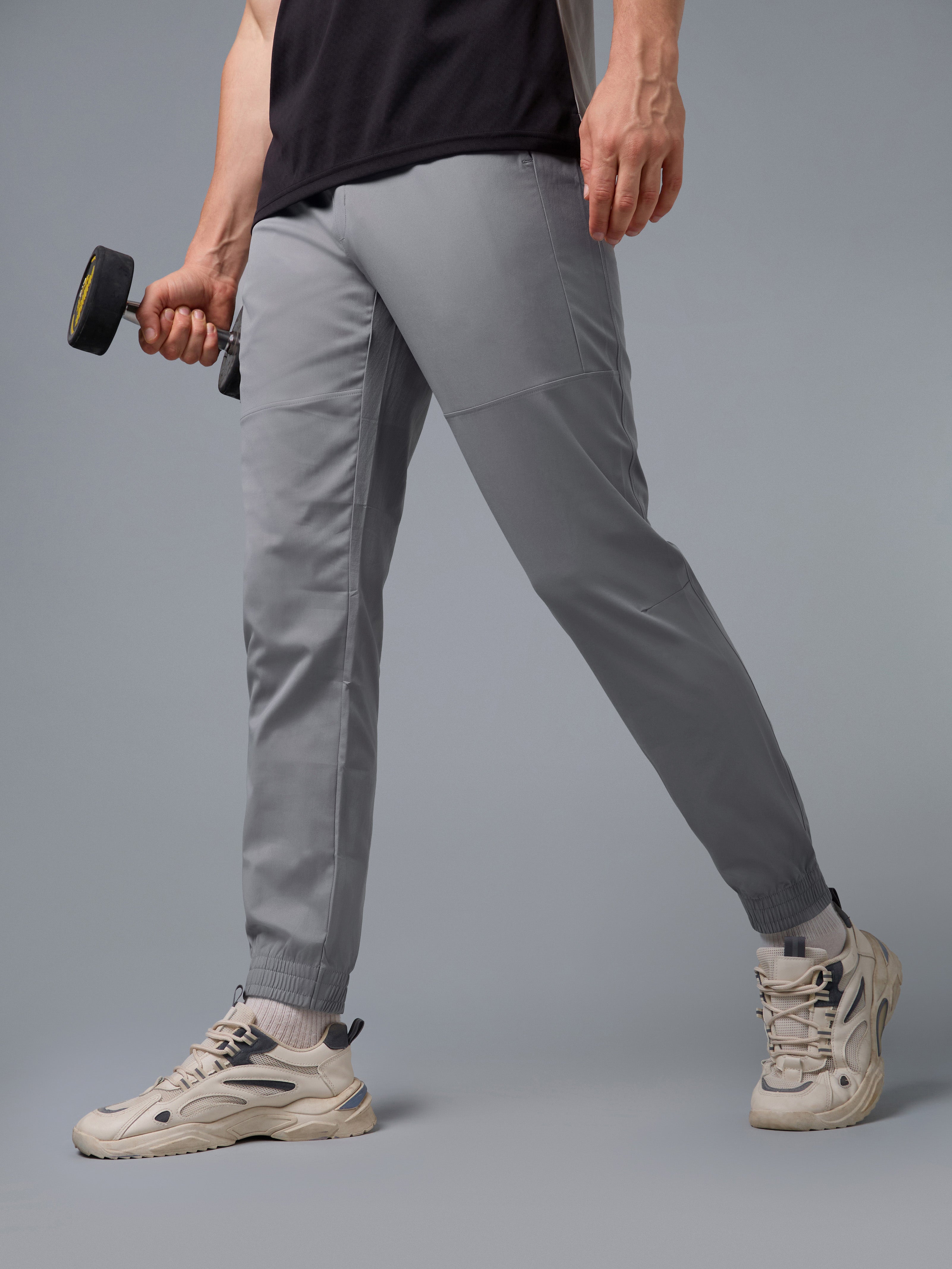 Men Slim Fit Active Out Joggers with TS FLEXI
