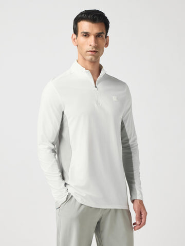 Men Solid Slim Fit Crew Neck T-shirt with ELASTO PLUS