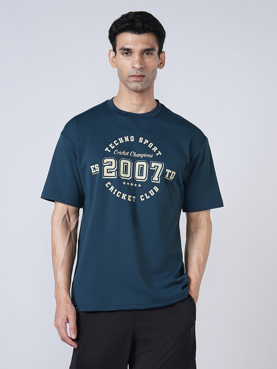 Men Cricket Fan T-Shirt IPL Printed Casual Sportswear Tee