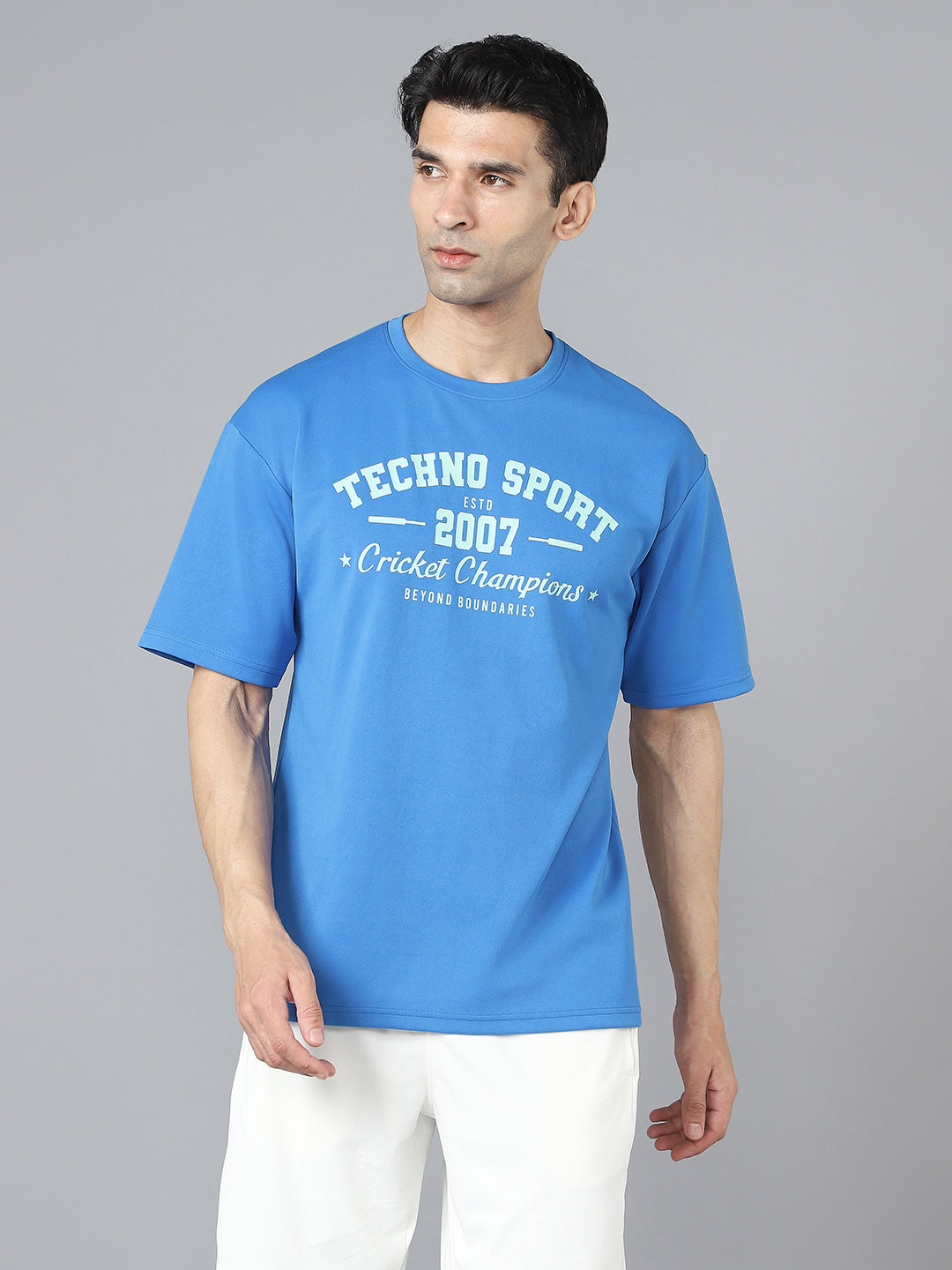 Men Cricket Fan T-Shirt IPL Printed Casual Sportswear Tee
