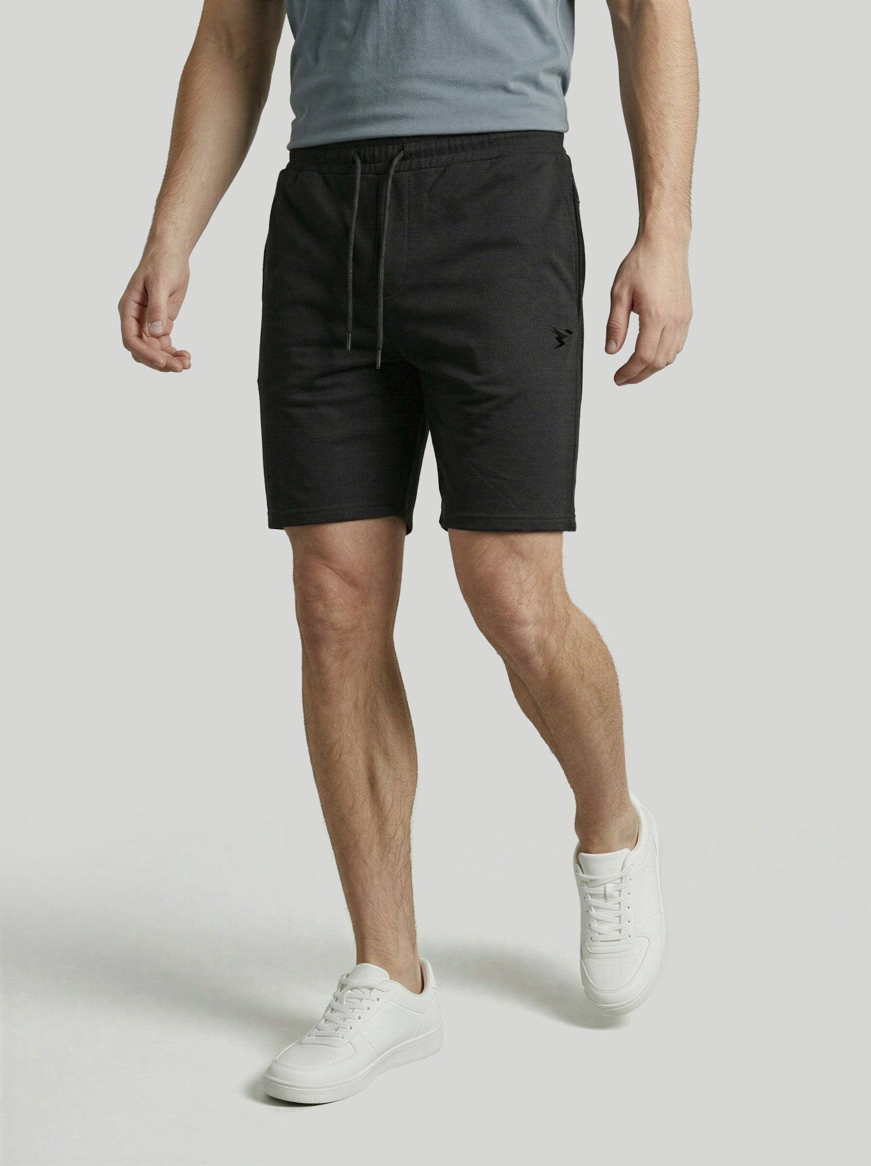 Men Solid Slim Fit Cricket Shorts with TECHNO DRY