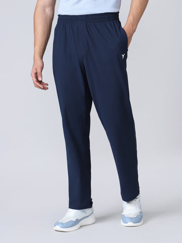 Men Solid Relax Fit Trackpants with DURACOOL+