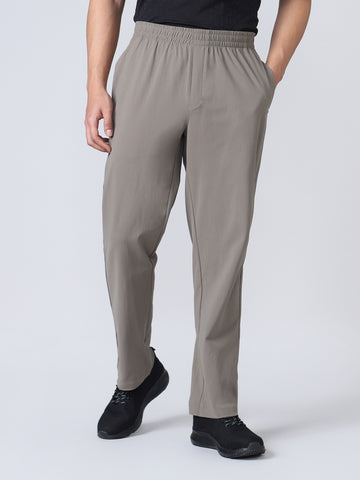 Men Solid Relax Fit Trackpants with DURACOOL+