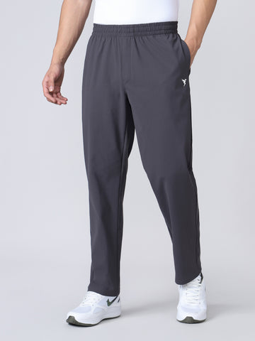 Men Solid Relax Fit Trackpants with DURACOOL+
