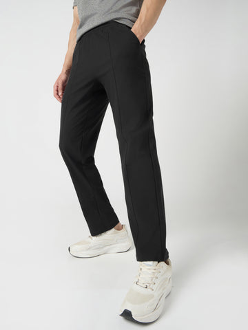 Men Solid Slim Fit Sports Trackpants with DURACOOL+
