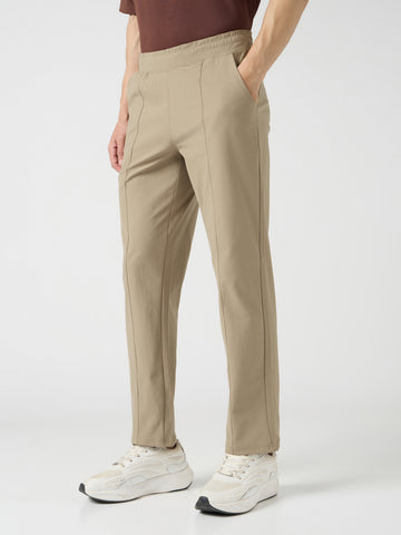 Men Solid Slim Fit Sports Trackpants with DURACOOL+