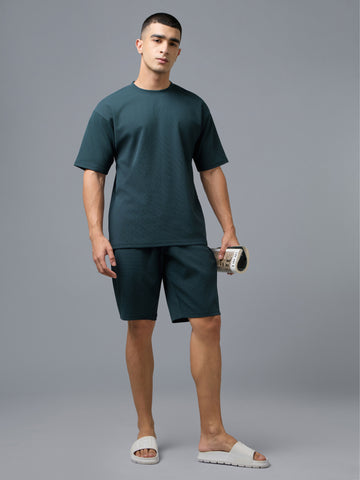 Men Oversized T-Shirt and Shorts Co-Ord Set with CLOUDFLEX