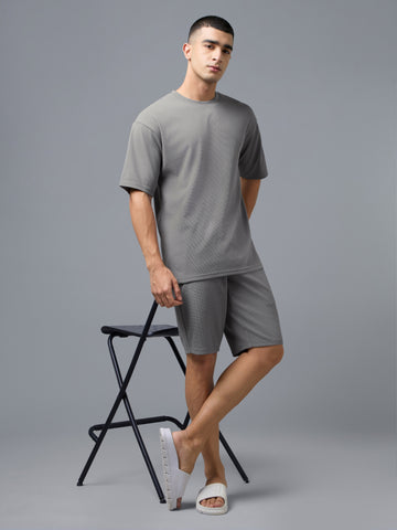 Men Oversized T-Shirt and Shorts Co-Ord Set with CLOUDFLEX