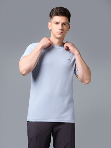 Men's Crew Neck  Sports Tee for Men with TECHNOCOOL+