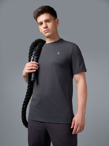 Men's Crew Neck  Sports Tee for Men with TECHNOCOOL+