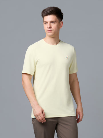 Men's Crew Neck  Sports Tee for Men with TECHNOCOOL+