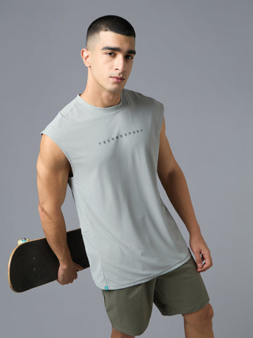 Men Slim Fit Jacquard Crew Neck Innerwear Vest with VENTMESH