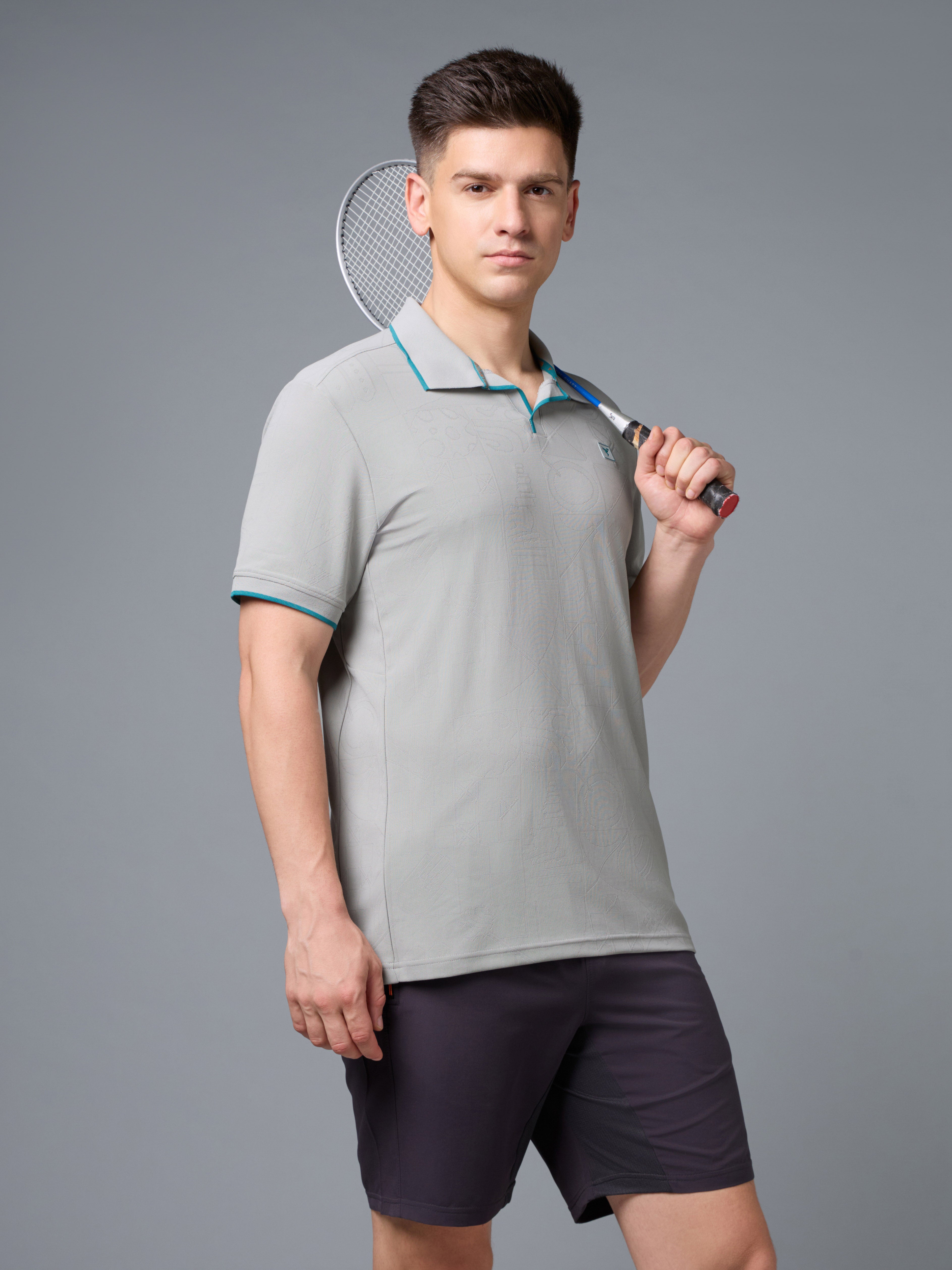 Men Regular Fit  Gym T-Shirt  with MATPIQ