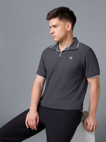Men Regular Fit  Gym T-Shirt  with MATPIQ