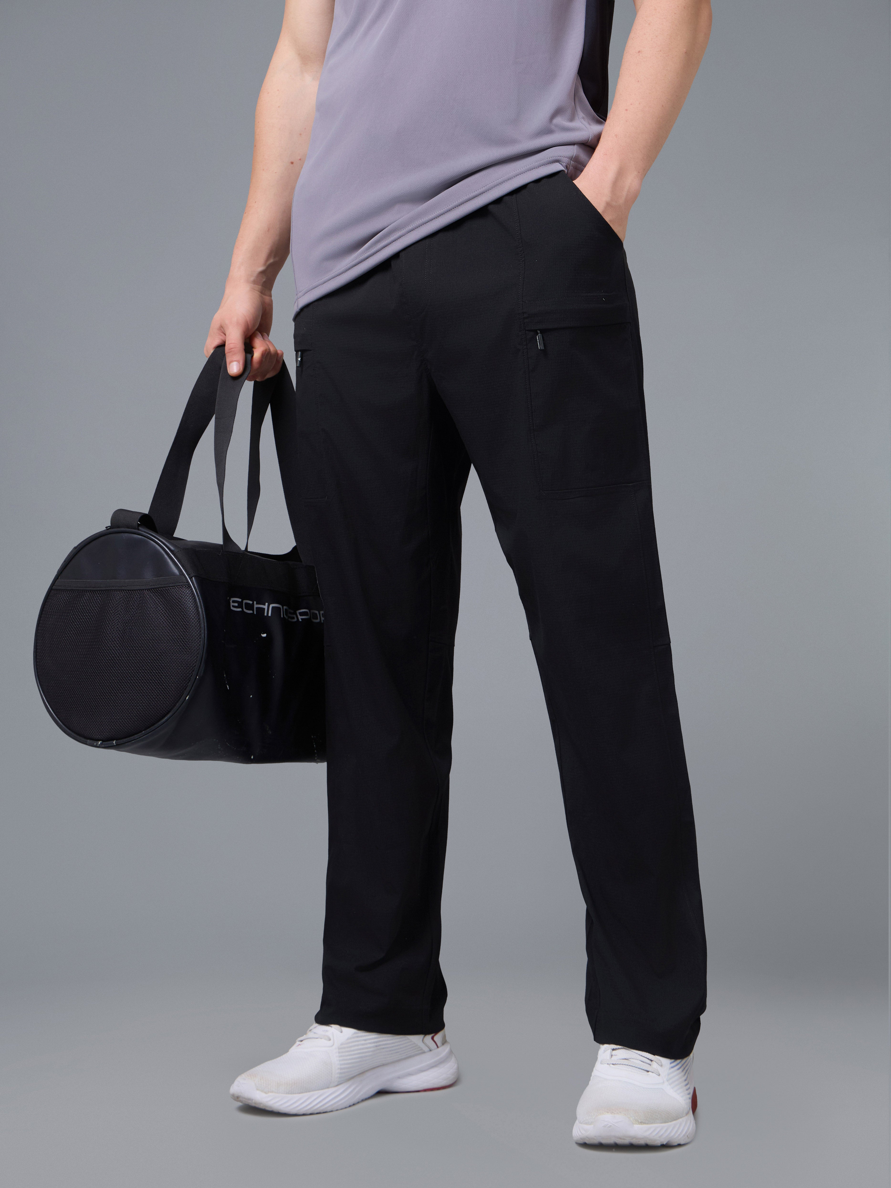 Men's Quick Dry Active Sports Outdoor Baggy Fit  Trackpants with TS FLEXI