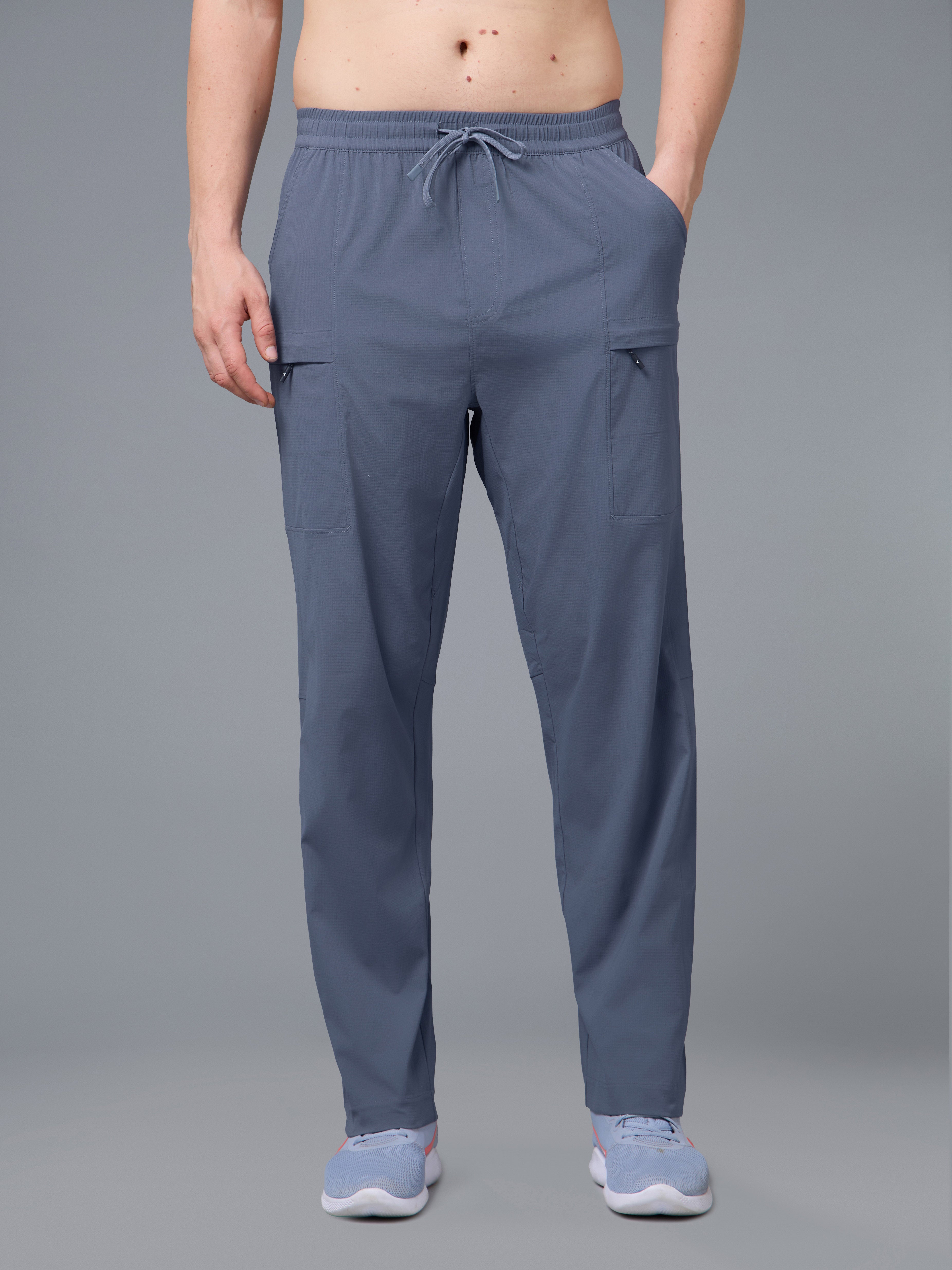 Men's Quick Dry Active Sports Outdoor Baggy Fit  Trackpants with TS FLEXI