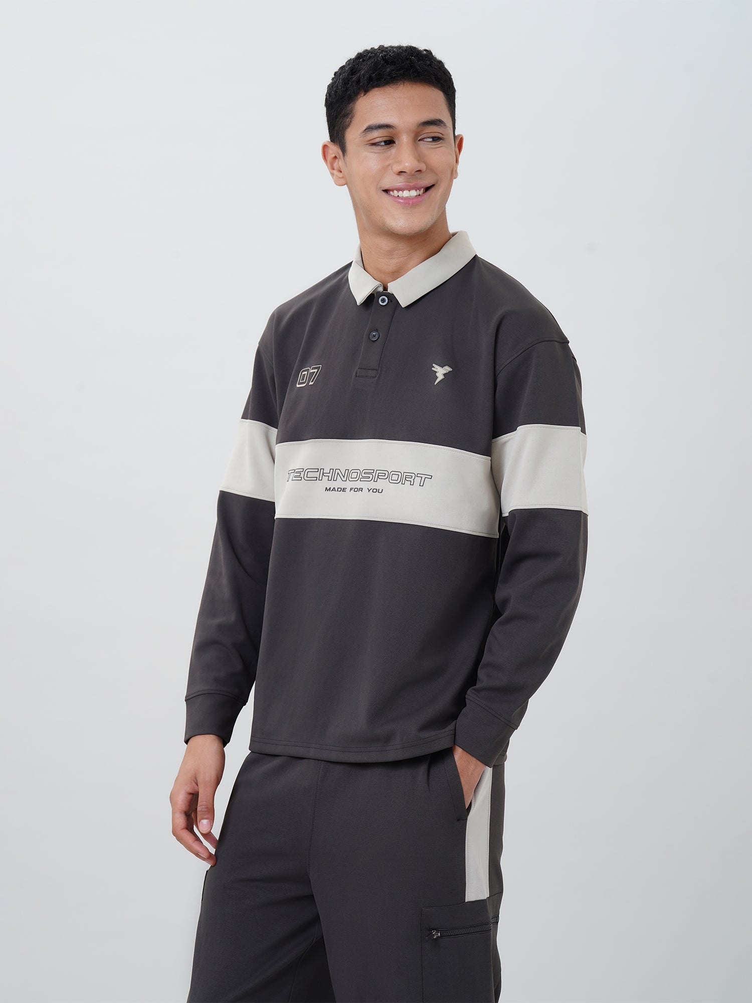 Men's Colorblock Regular Fit  Polo T-shirt with CLOUDFLEX