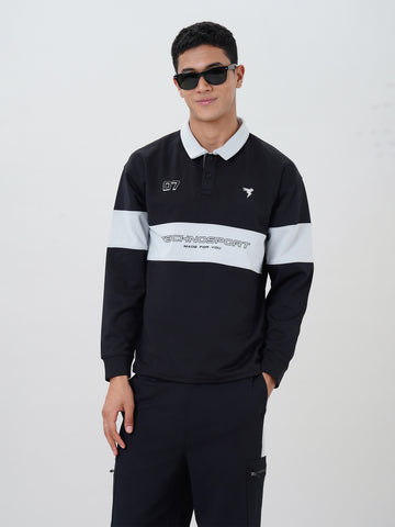 Men's Colorblock Regular Fit  Polo T-shirt with CLOUDFLEX