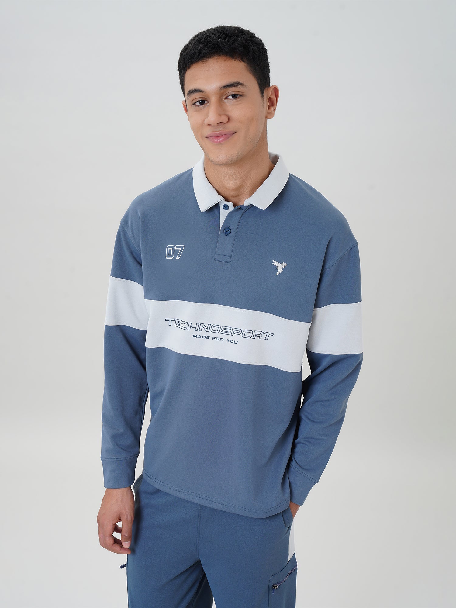Men's Colorblock Regular Fit  Polo T-shirt with CLOUDFLEX