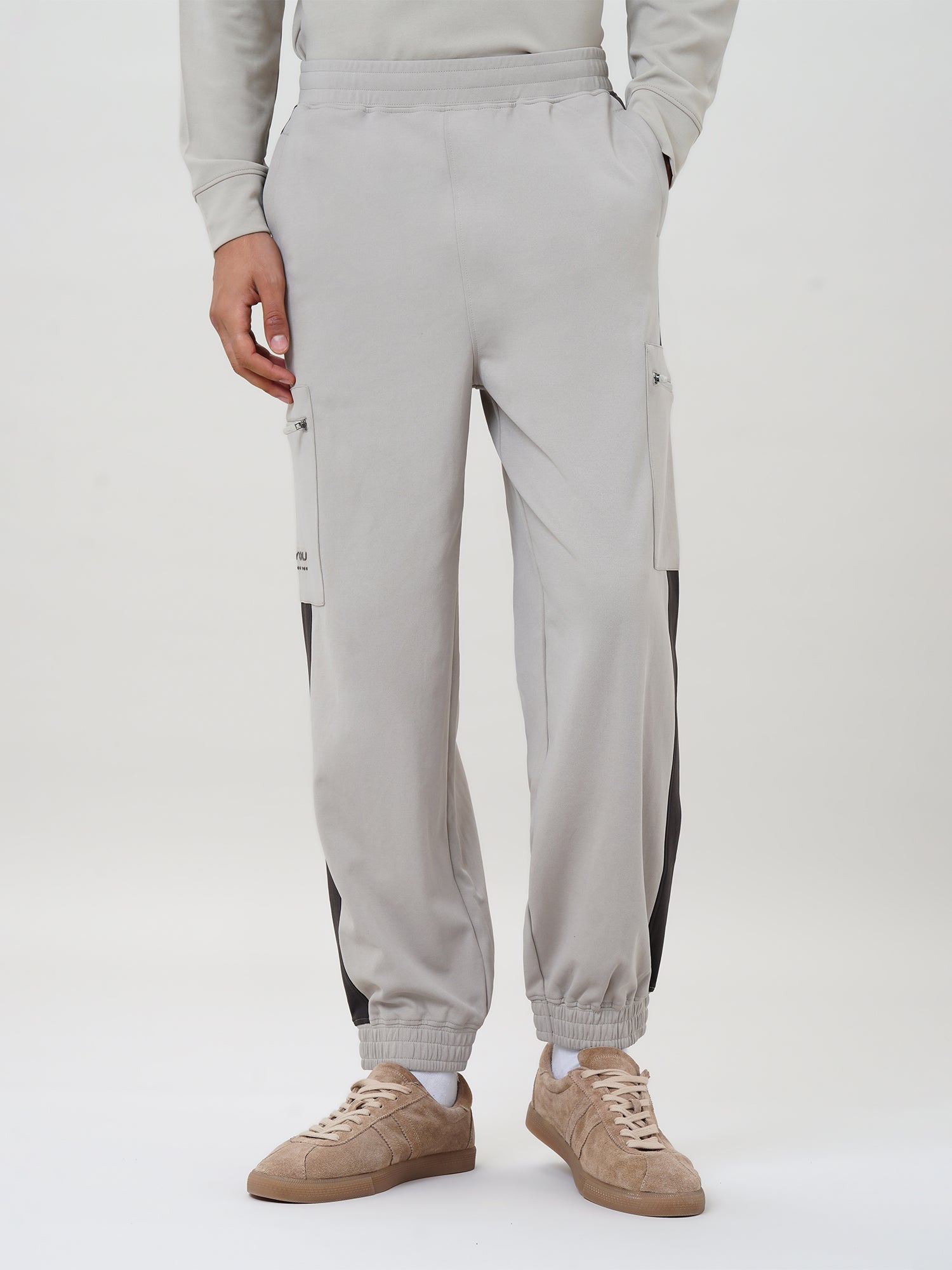 Men's Colorblock  Regular Fit Cargo Joggers with CLOUDFLEX