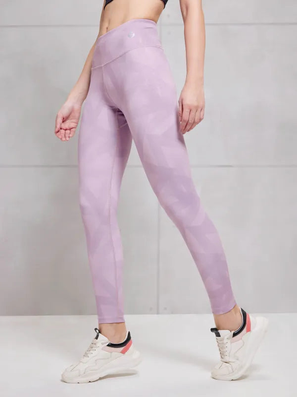 Women Printed Slim Fit Tights with ELASTO PLUS