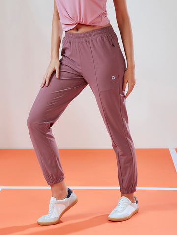 Women Solid Relax Fit Joggers with DURACOOL