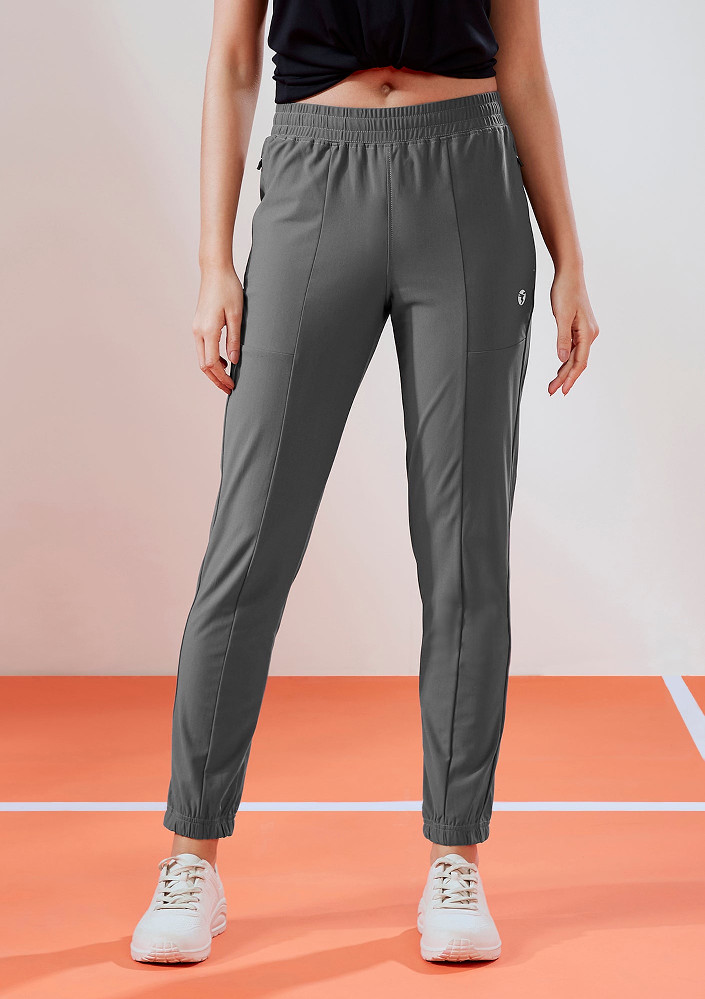 Women Solid Relax Fit Joggers with DURACOOL