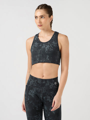 Women Slim Fit Scoop Neck Sports Bra with ELASTO PLUS
