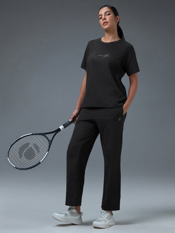 Women Relaxed Fit Sports Co-ord Set with ELASTO PLUS