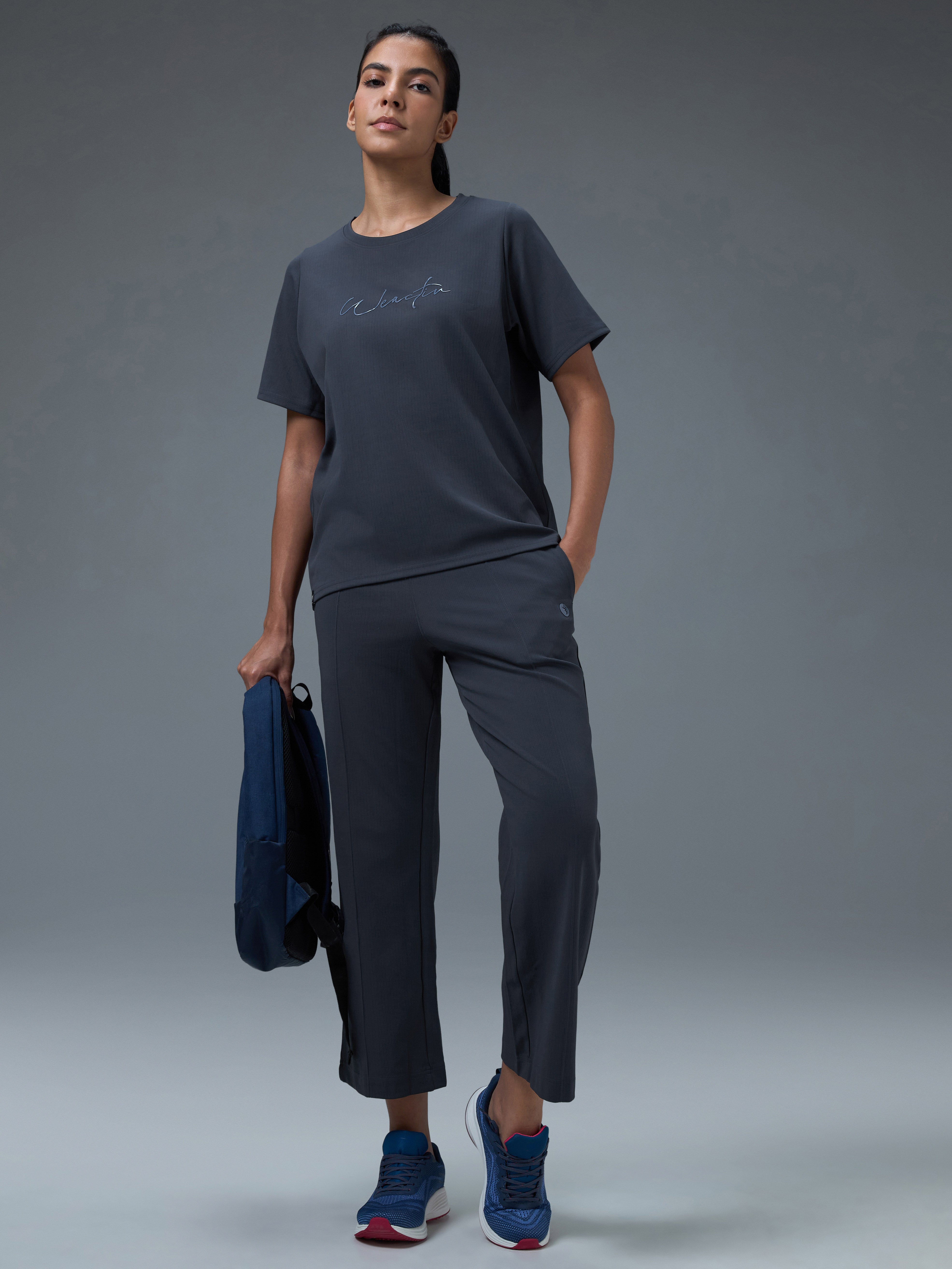 Women Relaxed Fit Sports Co-ord Set with ELASTO PLUS
