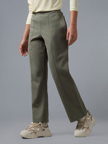 Women Relaxed Fit Sports Trackpants with ELASTO PLUS
