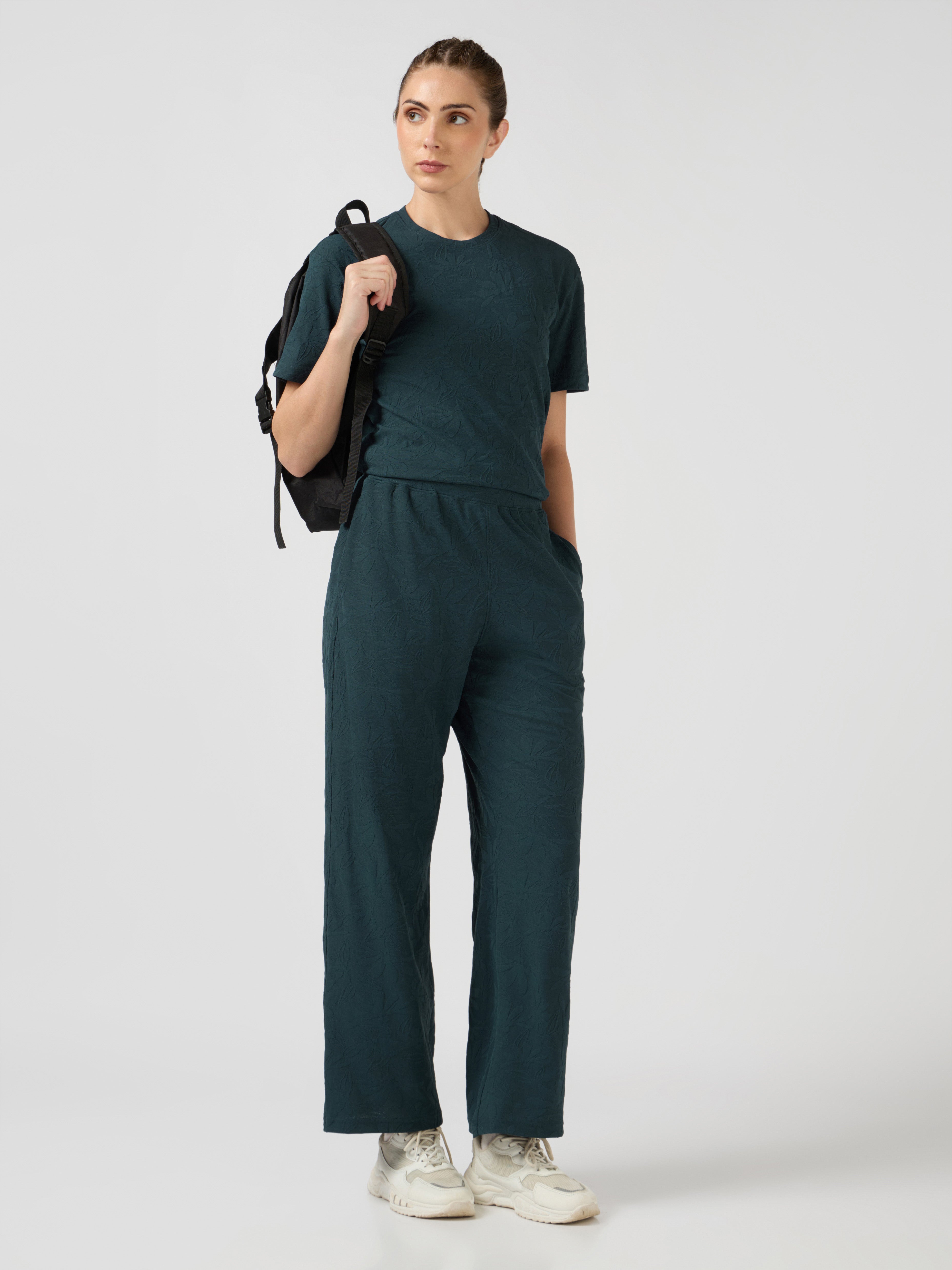 Women Co-Ord Casual Athleisure Lounge Wear Set