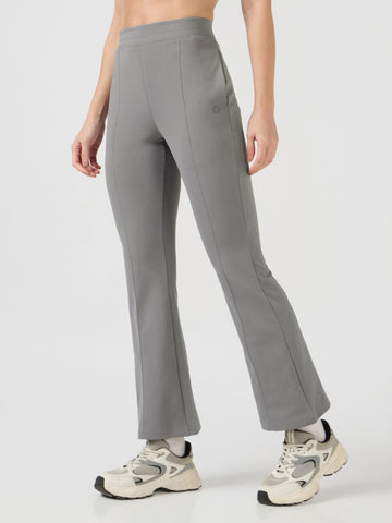 Women Solid Fit & Flare Pants with ELASTO PLUS