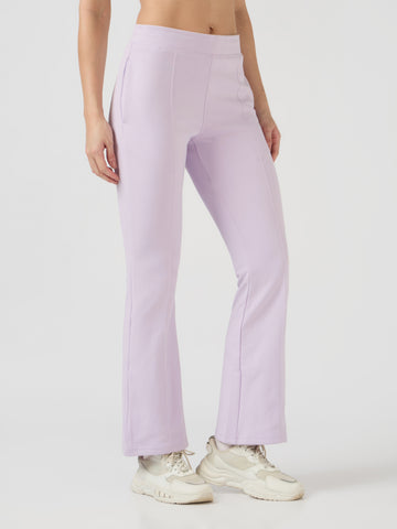 Women Solid Fit & Flare Pants with ELASTO PLUS
