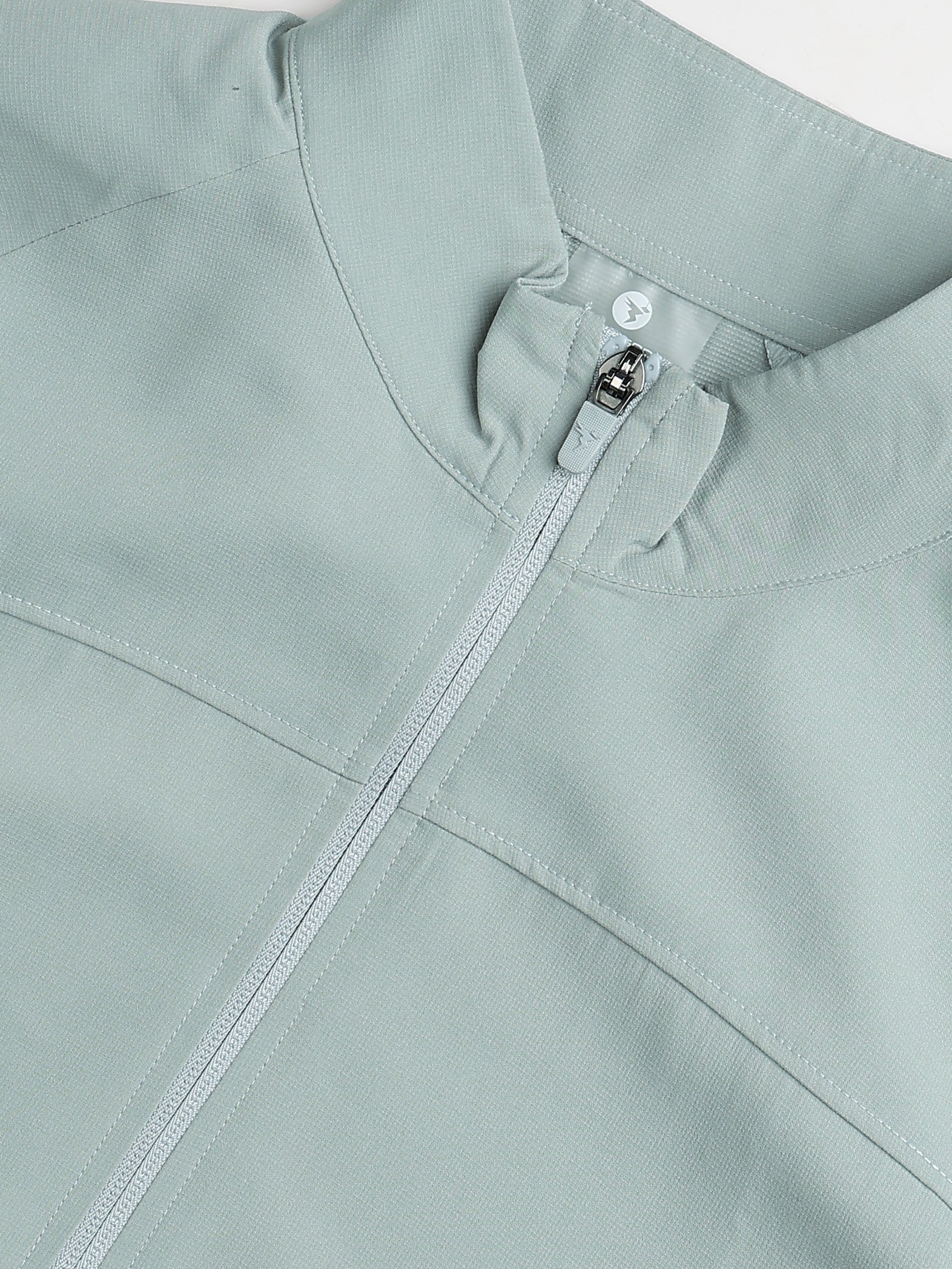 Women Solid Slim Fit Mock Neck Sports Jacket with TECHNOLITE