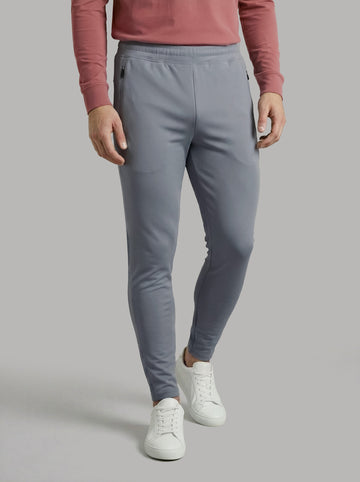 Men Colorblock Slim Fit Trackpants with TECHNO DRY
